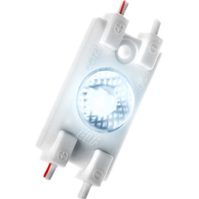 Модуль LED 1xSMD2835 линза 170°, 12В, 0.47W, 70Лм, 11000-12000K, 34*17.5*7.6мм, через 180мм, ELF