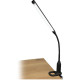 Светильник настольный LED  7W, на струбцине, 4500K, сенсор/диммер, Uniel [TLD-572 Black] черный