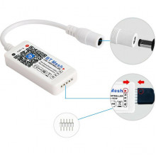 Контроллер ленты LED RGBW  5-24В, 5*4А, Bluetooth 4.2, ОГОНЕК [OG-LDL32]
