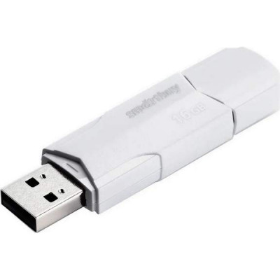 Накопитель USB Flash 16Gb SmartBuy CLUE White