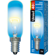 Лампа накаливания Uniel E14/F25 для холодильников и вытяжки,  40W [IL-F25-CL-40-E14]