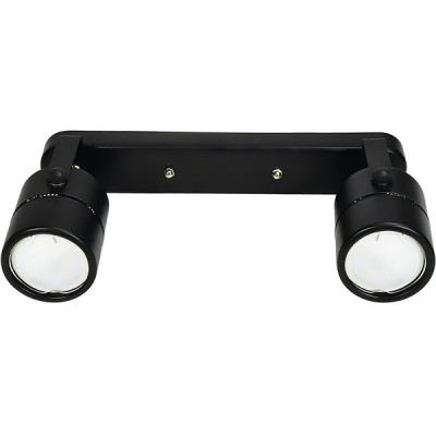 Светильник спотовый 2*GU10*35W, металл, d80*260, Fametto [DLC-S612 GU10x2 BLACK] черный