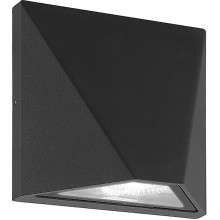 Светильник фасадный LED  8W, 4000K, 600Лм, 120*120*70, IP65, Uniel [ULU-S50A-8W/4000K IP65 BLACK]