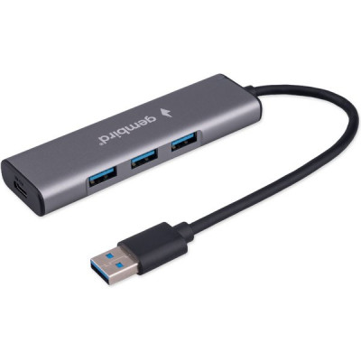 Концентратор USB 3.1 GEMBIRD UHB-U3P7-01, 7 портов, 7xUSB 3.0, кабель USB 19 см