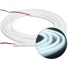 Лента LED 24В IP68 термо SMD2835 120/м, б/хол, 14.4Вт/м, 6000K, 900Лм/м, 5м/ц.1м, Apeyron [00-325]