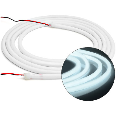 Лента LED 24В IP68 термо SMD2835 120/м, б/хол, 14.4Вт/м, 6000K, 900Лм/м, 5м/ц.1м, Apeyron [00-325]