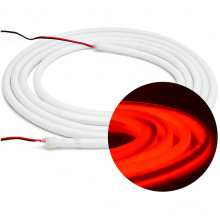 Лента LED 24В IP68 термо SMD2835 120/м, красный, 14.4Вт/м, 900Лм/м, 5м/ц.1м, Apeyron [00-326]
