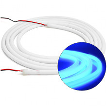 Лента LED 24В IP68 термо SMD2835 120/м, синий, 14.4Вт/м, 900Лм/м, 5м/ц.1м, Apeyron [00-327]