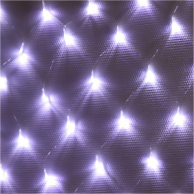 Гирлянда Сетка Ш:1.6*В:1.6м, прозр., LED-144-220V, контр. 8р, БЕЛЫЙ [1585745]