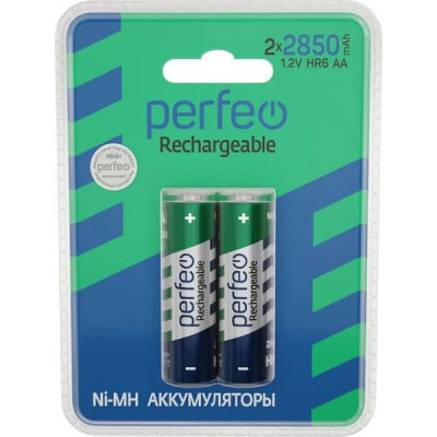 Аккумулятор Perfeo AA 2850 [BL2/60] [PF AA2850/2BL PL]