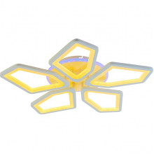 Люстра LED 120W+7W, ПДУ 3000-6000K+RGB, 8800Лм, 600*600*75, PL [8463/5 WHT] белый