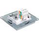 Розетка с/у TV+RJ45 кат.5e, IP20, Schneider Electric ATLASDESIGN [ATN000389] алюминий