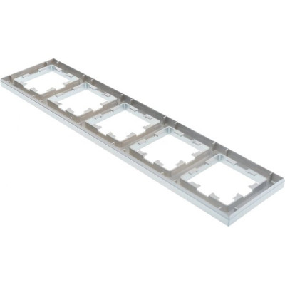 Рамка 5п, IP20, Schneider Electric ATLASDESIGN [ATN000305] алюминий