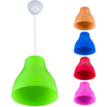 Светильник подвесной 1*E27*15W, пластик, d220*850, 21Век [2221/1MIX] микс
