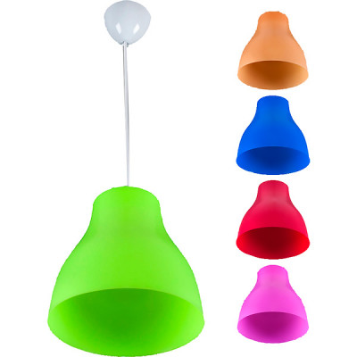 Светильник подвесной 1*E27*15W, пластик, d270*850, 21Век [2728/1MIX] микс
