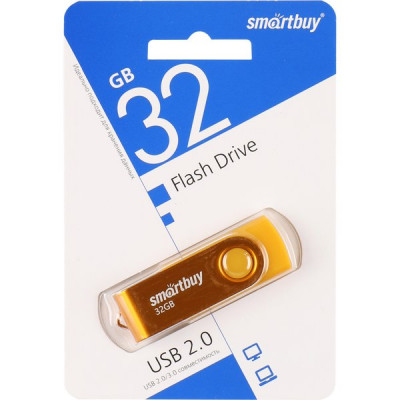 Накопитель USB Flash 32Gb SmartBuy Twist Yellow