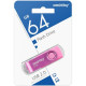 Накопитель USB Flash 64Gb SmartBuy Twist Pink