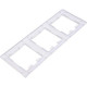 Рамка 3п, IP20, вертикальная, Schneider Electric Glossa [GSL000107] белый