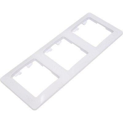 Рамка 3п, IP20, вертикальная, Schneider Electric Glossa [GSL000107] белый