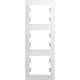 Рамка 3п, IP20, вертикальная, Schneider Electric Glossa [GSL000107] белый