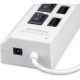 Концентратор USB 2.0 GEMBIRD UHB-U2P7-01W, 7 портов, 7хUSB 2.0, кабель USB 55см, с доп. питанием