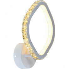 Бра LED 38W, 3000-6000K, 2600Лм, 250*180*95, планка, PL [8022/1W WHT] белый