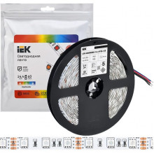 Лента LED 12В IP20 SMD5050  60/м, RGB, 14.4Вт/м, 5м/ц.1м IEK [LSR2-3-060-20-3-05]