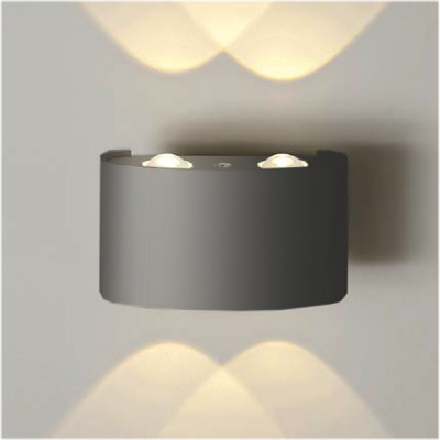 Светильник декоративный LED 6*1W, 4500K, IP54, 170*80*??, LD [B020] черный