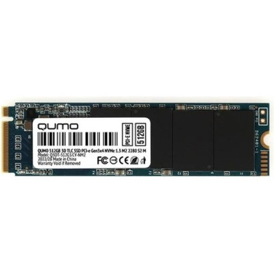 Накопитель SSD M.2 512Gb QUMO Novation TLC 3D, Gen3x4 NVMe 1.3 M2 2280 [512GSCY-NM2]
