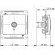 Розетка с/у TV одиночная, IP20, Schneider Electric ATLASDESIGN [ATN000393] алюминий