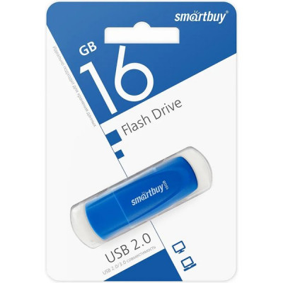 Накопитель USB Flash 16Gb SmartBuy Scout Blue