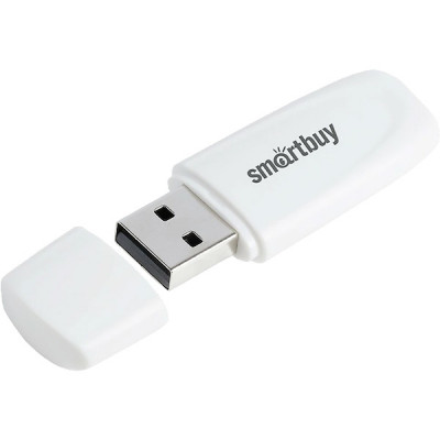 Накопитель USB Flash 16Gb SmartBuy Scout White