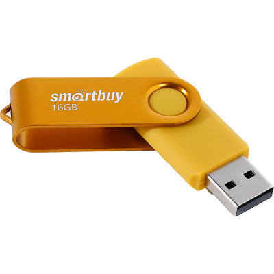 Накопитель USB Flash 16Gb SmartBuy Twist Yellow