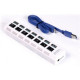 Концентратор USB 3.0 SmartBuy, 7 портов, белый [SBHA-7307-W]