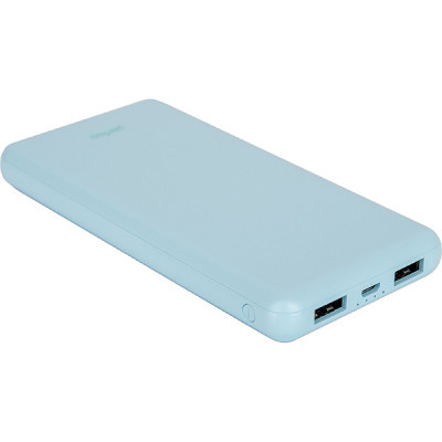 Внешняя батарея Perfeo COLOR VIBE (10000 mah/Micro usb /In Micro usb /Out USB 1 А, 2.1A/ Blue)