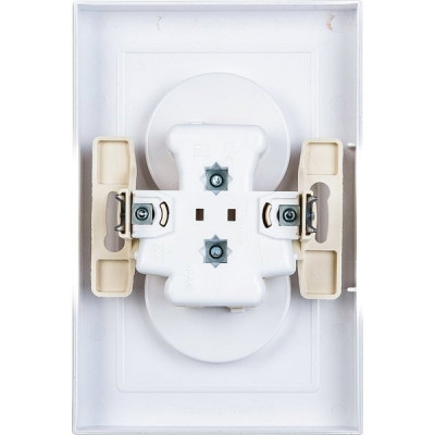 Розетка с/у 2x2P 16A, IP20, в сборе, Schneider Electric ATLASDESIGN [ATN000120] белый