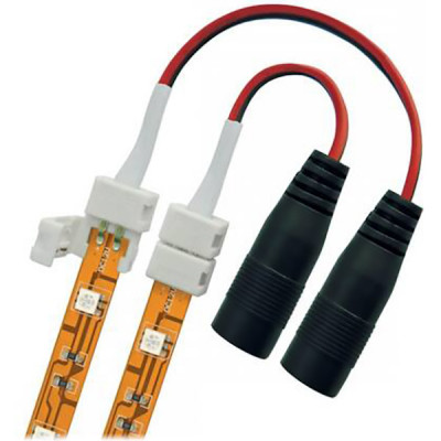 Коннектор для ленты  8мм (SMD3528/2835), 2pin для соединения с адаптером, Uniel [UCX-SJ2/A20-NNN]
