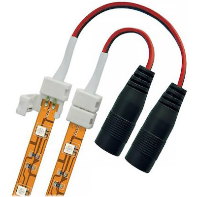 Коннектор для ленты 10мм (SMD5050/5630), 2pin для соединения с адаптером, Uniel [UCX-SJ2/B20-NNN]
