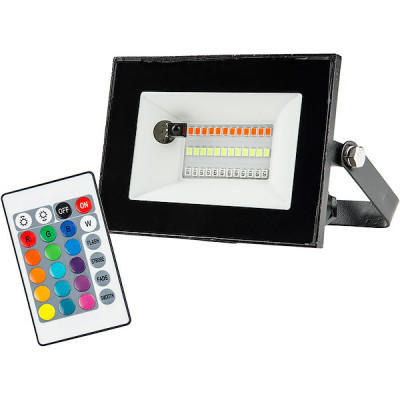 Прожектор LED  20W, RGB, IP65, SMD, Uniel [ULF-F60-20W/RGB IP65 200-240В BLACK]