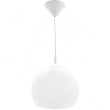 Светильник подвесной 1*E27*60W, d250*260-900, пластик, шнур, SPHERE [НСБ 11-60-25] молочно-белый