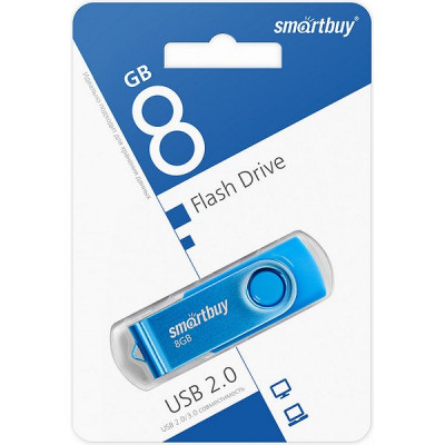 Накопитель USB Flash 8Gb SmartBuy Twist Blue
