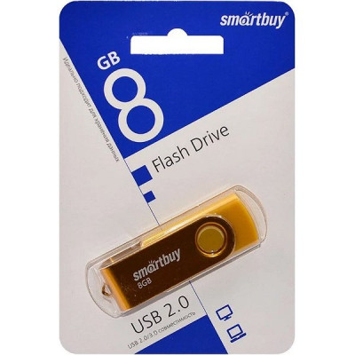 Накопитель USB Flash 8Gb SmartBuy Twist Yellow