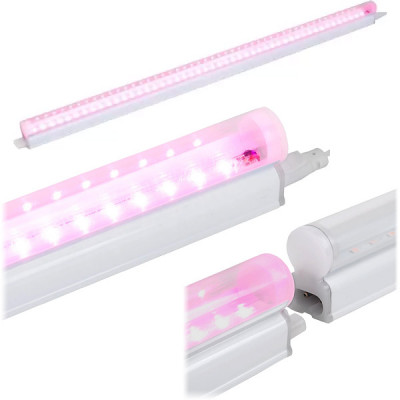 Светильник LED ФИТО 10W, 575*22*35, IP20, 18 мкмоль/с, 646,9 нм, GLANZEN [RPD-0600-10-fito]