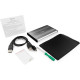 Бокс HDD 2.5'' Gembird, металл корпус, USB 2.0 - SATA, серебро, [EE2-U2S-5-S]