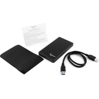 Бокс HDD 2.5'' Gembird, металл корпус, USB 3.0 - SATA, черный, [EE2-U3S-2]