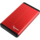 Бокс HDD 2.5'' Gembird, металл корпус, USB 3.0 - SATA, красный, [EE2-U3S-2-R]