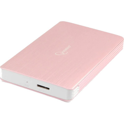 Бокс HDD 2.5'' Gembird, алюминий корпус, USB 3.0 - SATA, розовое золото, [EE2-U3S-65]