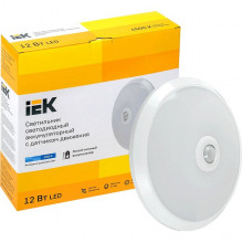 Светильник ЖКХ LED 12W круг, 6500K, 960Лм, IP20, d292, ИК д/д, аккум 3ч, IEK ДПБ 2004 [...]