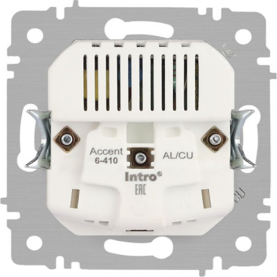 Розетка с/у 2P+E 16А, IP20, со шторками +2xUSB, Intro Accent [6-410-01М] белый матовый