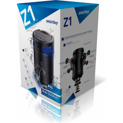 Колонка SmartBuy Z1, BT, MP3, FM-радио, караоке, 74 Вт [SBS-970]